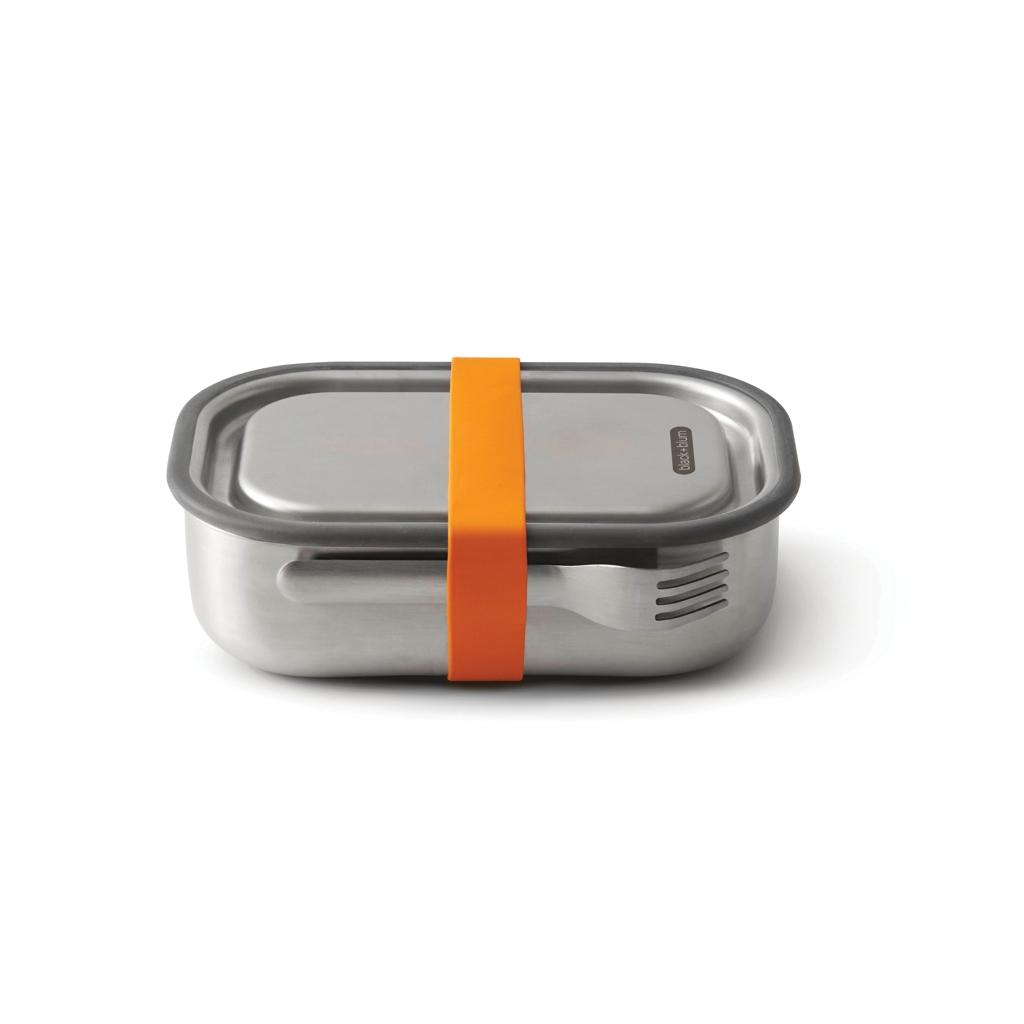 Casetă prânz oțel Black+Blum orange