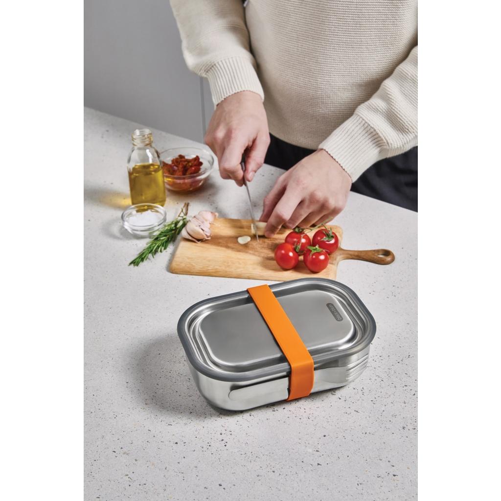 Casetă prânz oțel Black+Blum orange