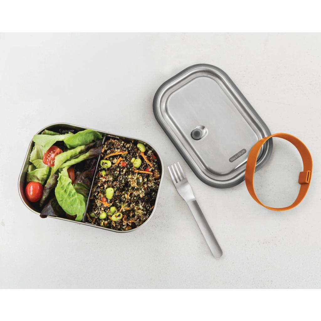 Casetă prânz oțel Black+Blum orange