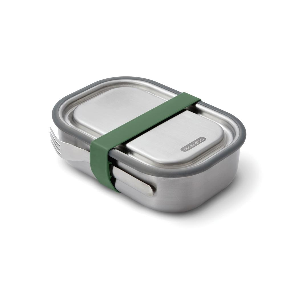 Casetă prânz oțel Black+Blum olive green