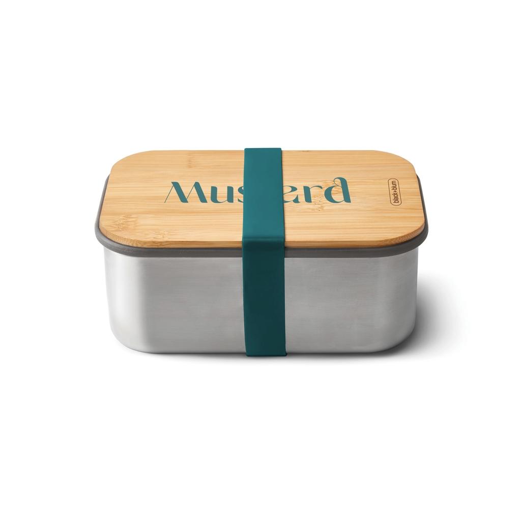 Black+Blum Stainless Steel Sandwich Box Large turquoise