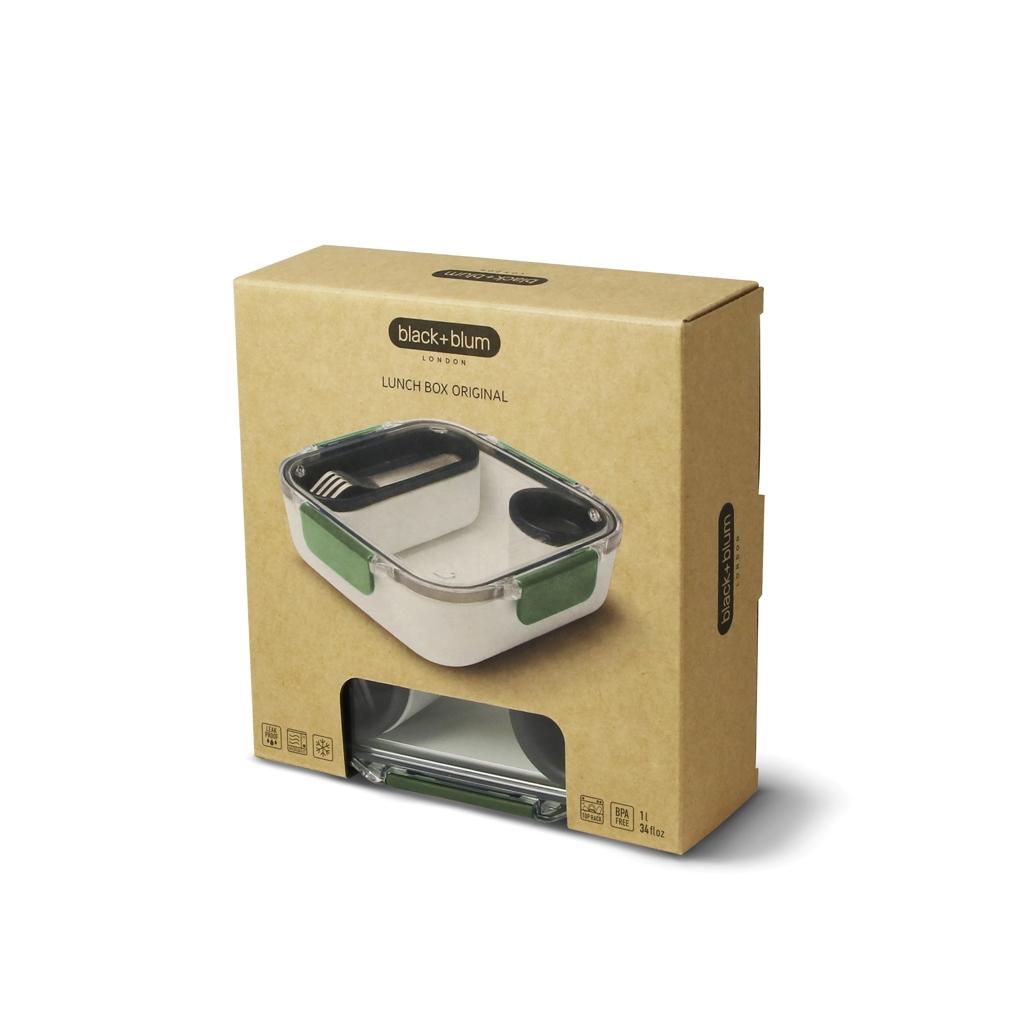Casetă prânz Original Black+Blum olive green