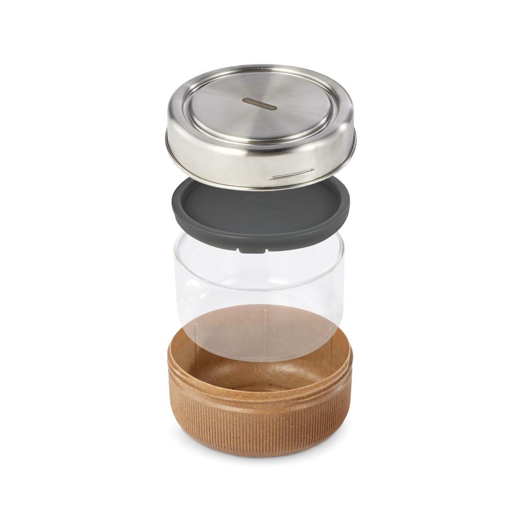 Bol prânz sticlă Black+Blum 750 ml brown