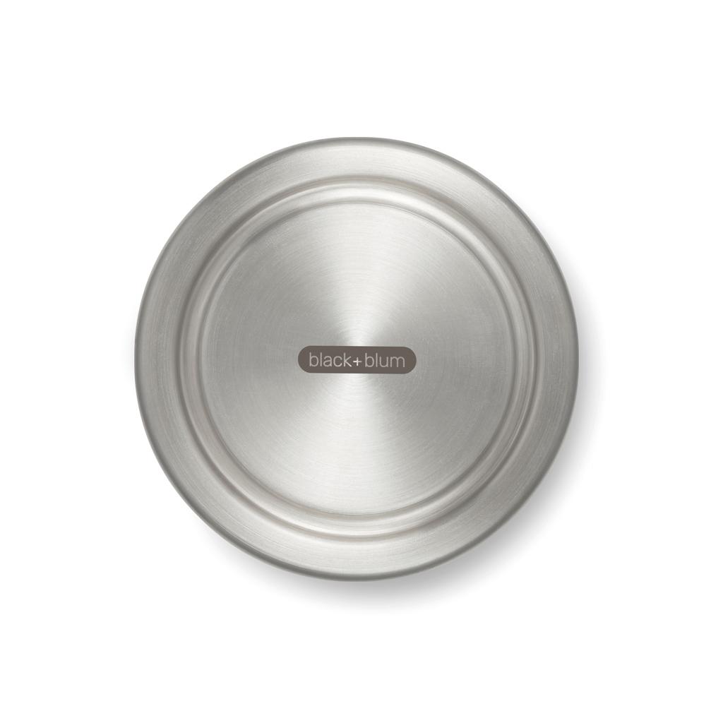 Black+Blum Glass Lunch Bowl 750ml silver
