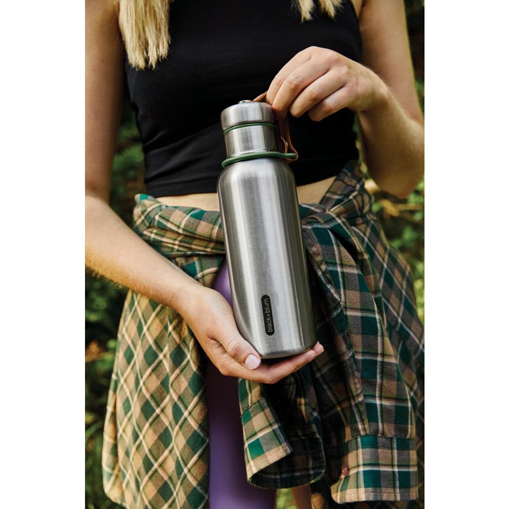 Sticlă apă izolată Black+Blum 500 ml olive green