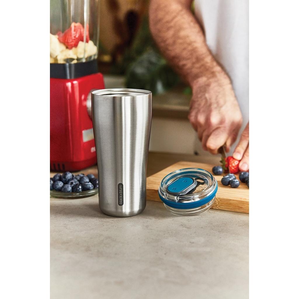 Black+Blum Insulated Travel Tumbler 600ml turquoise