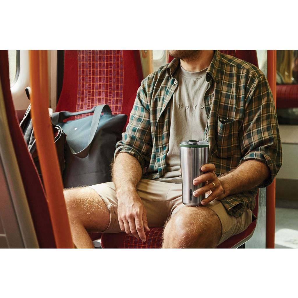 Pahar voiaj Black+Blum 600 ml olive green