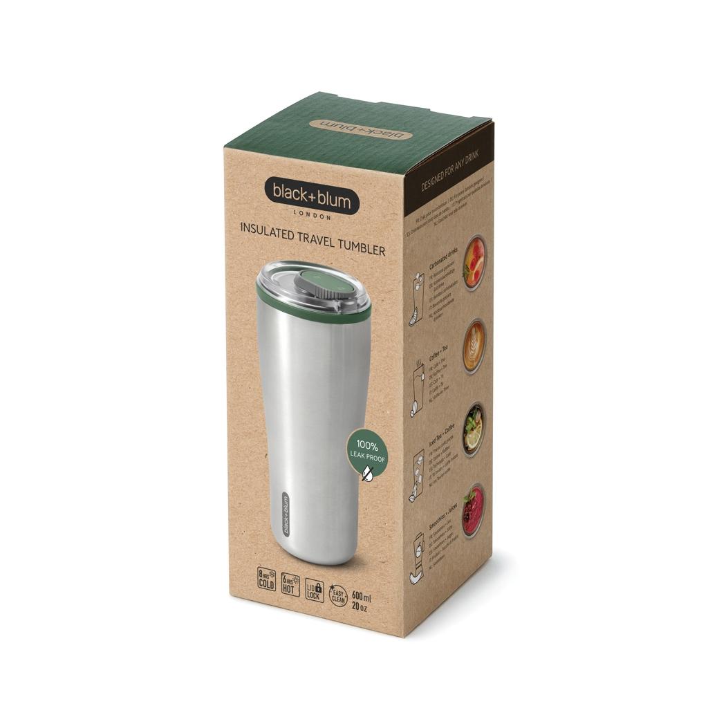 Pahar voiaj Black+Blum 600 ml olive green