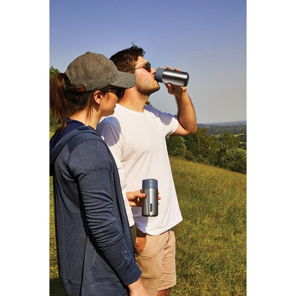 Black+Blum Insulated Leakproof Travel Cup Stainless Steel grey