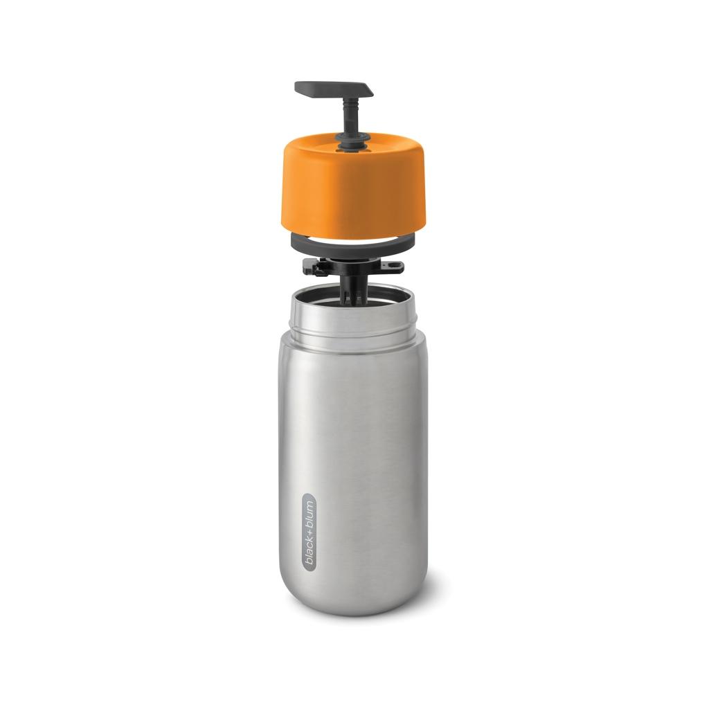 Cană voiaj oțel Black+Blum orange