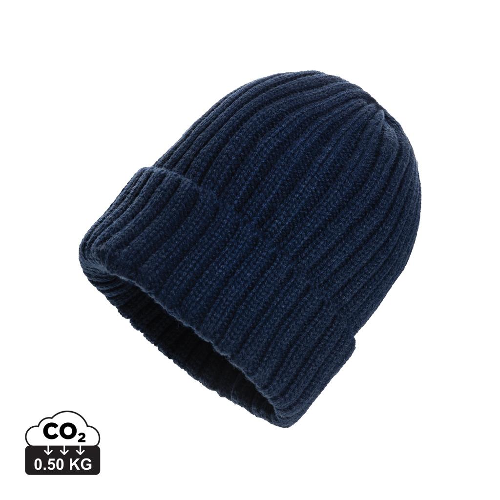 Kennedi AWARE™ Polylana® beanie with large rib navy