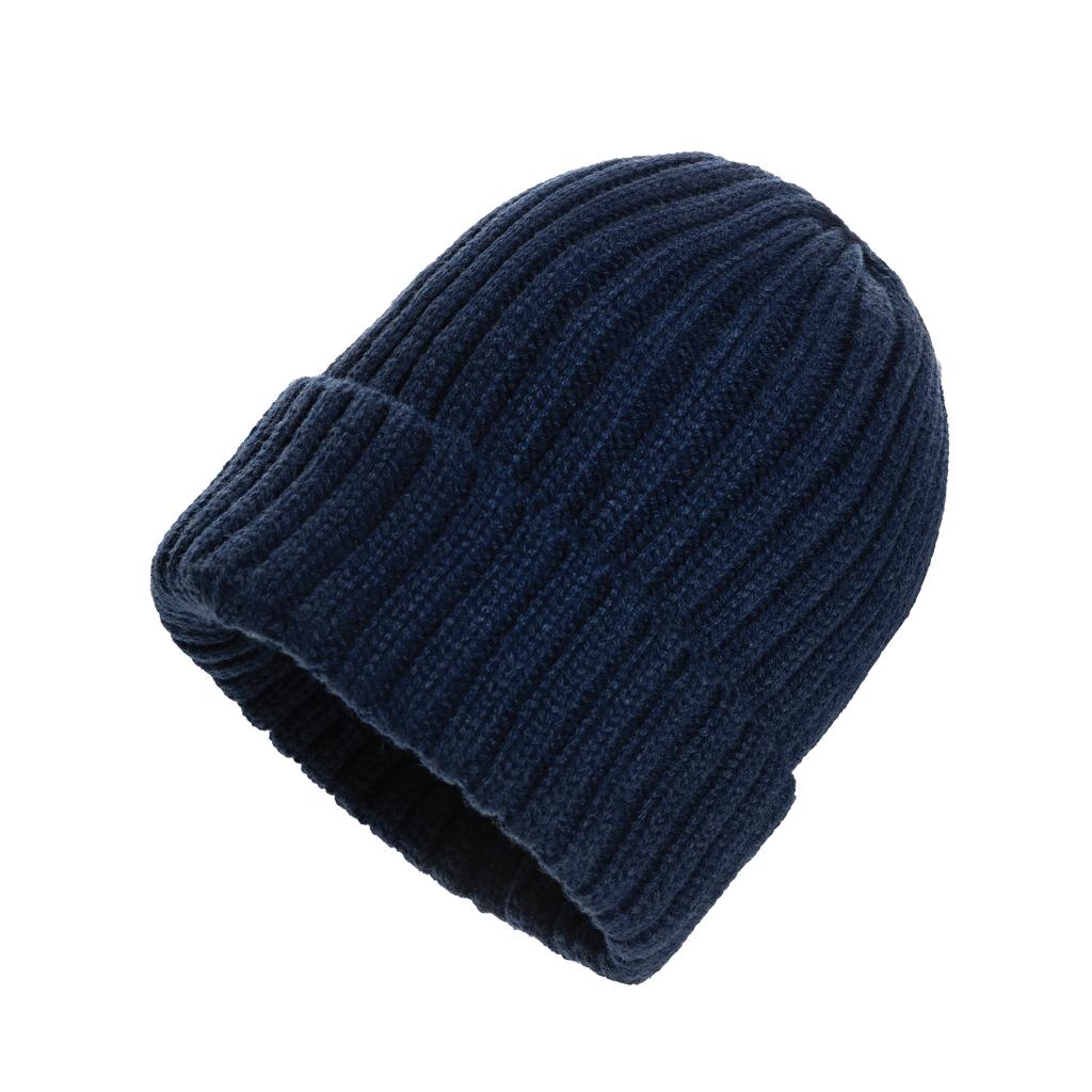 Kennedi AWARE™ Polylana® beanie with large rib navy