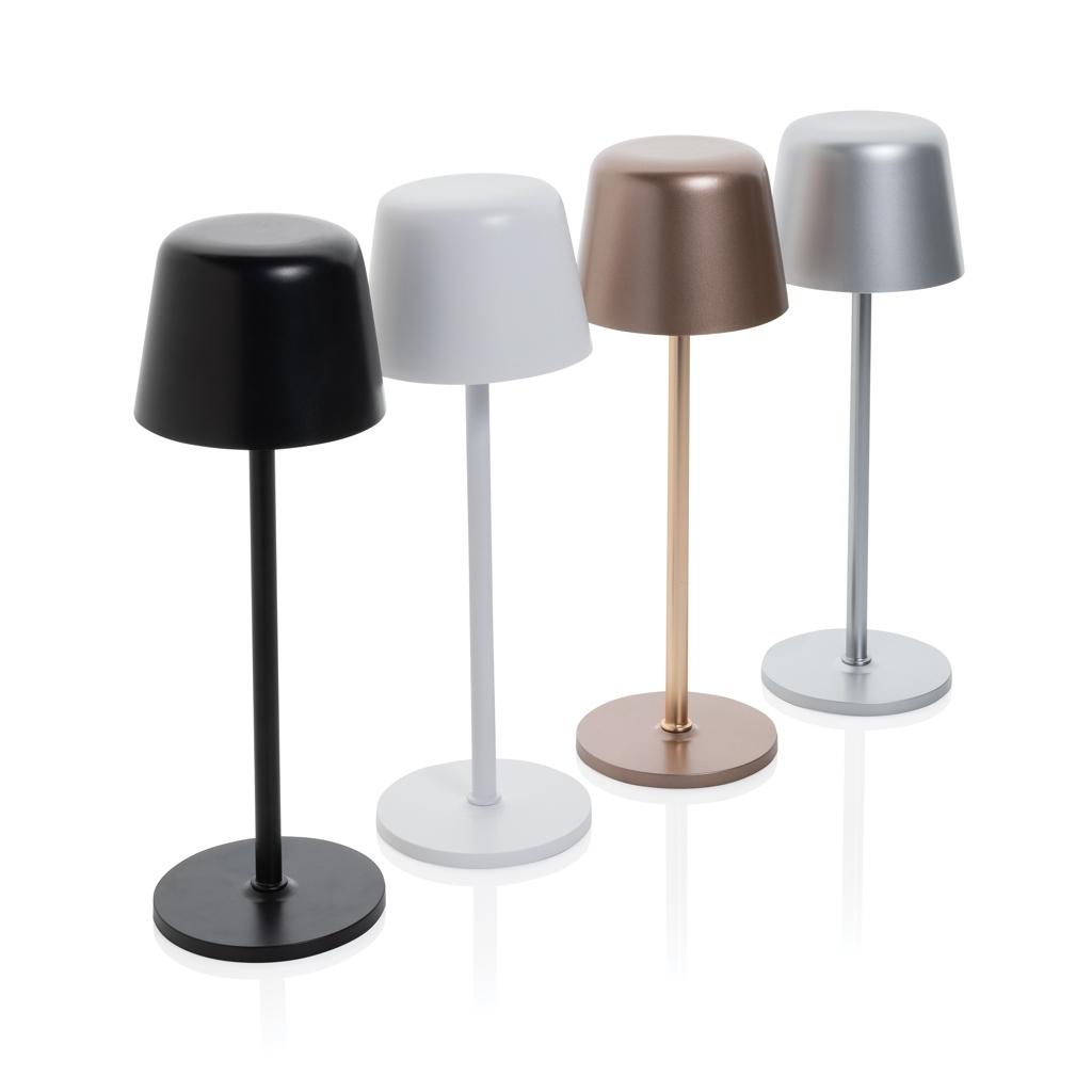 Zenic RCS recycled plastic USB re-chargable table lamp black