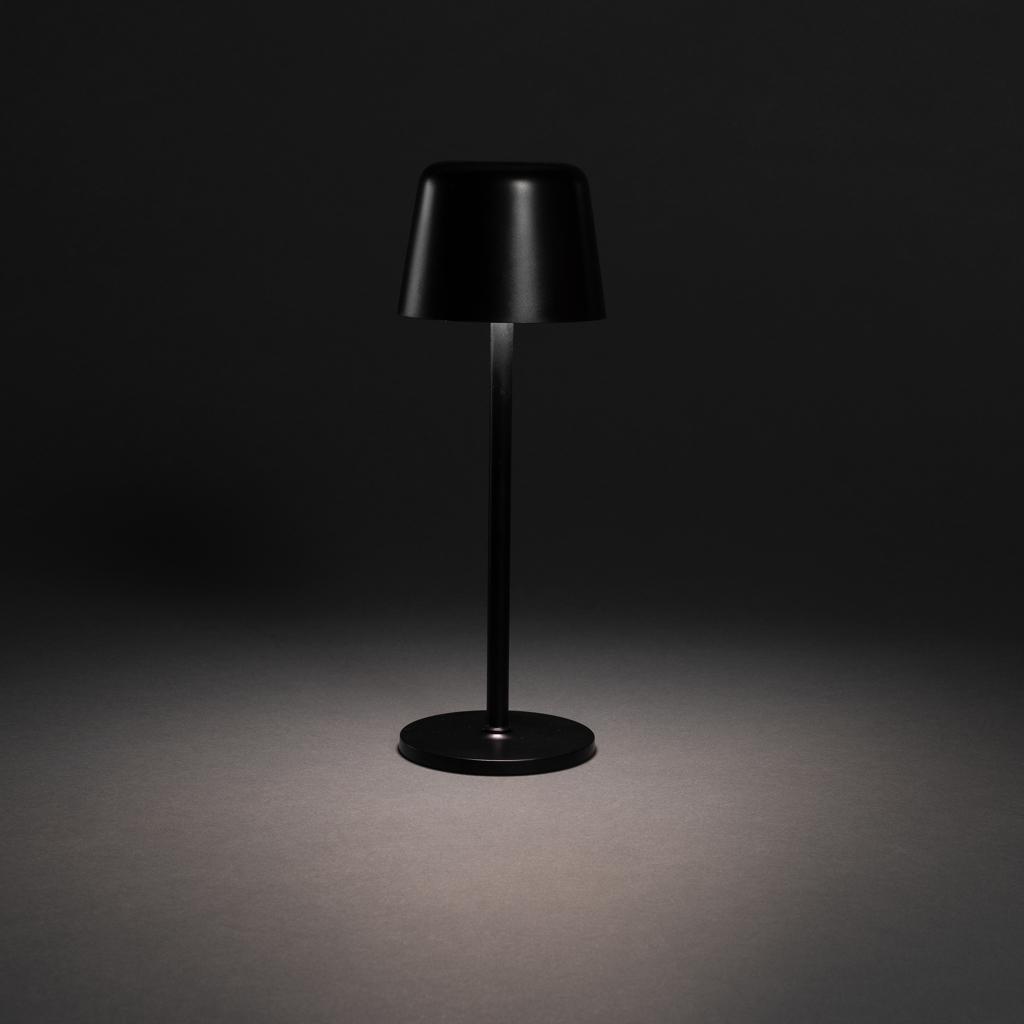 Zenic RCS recycled plastic USB re-chargable table lamp black