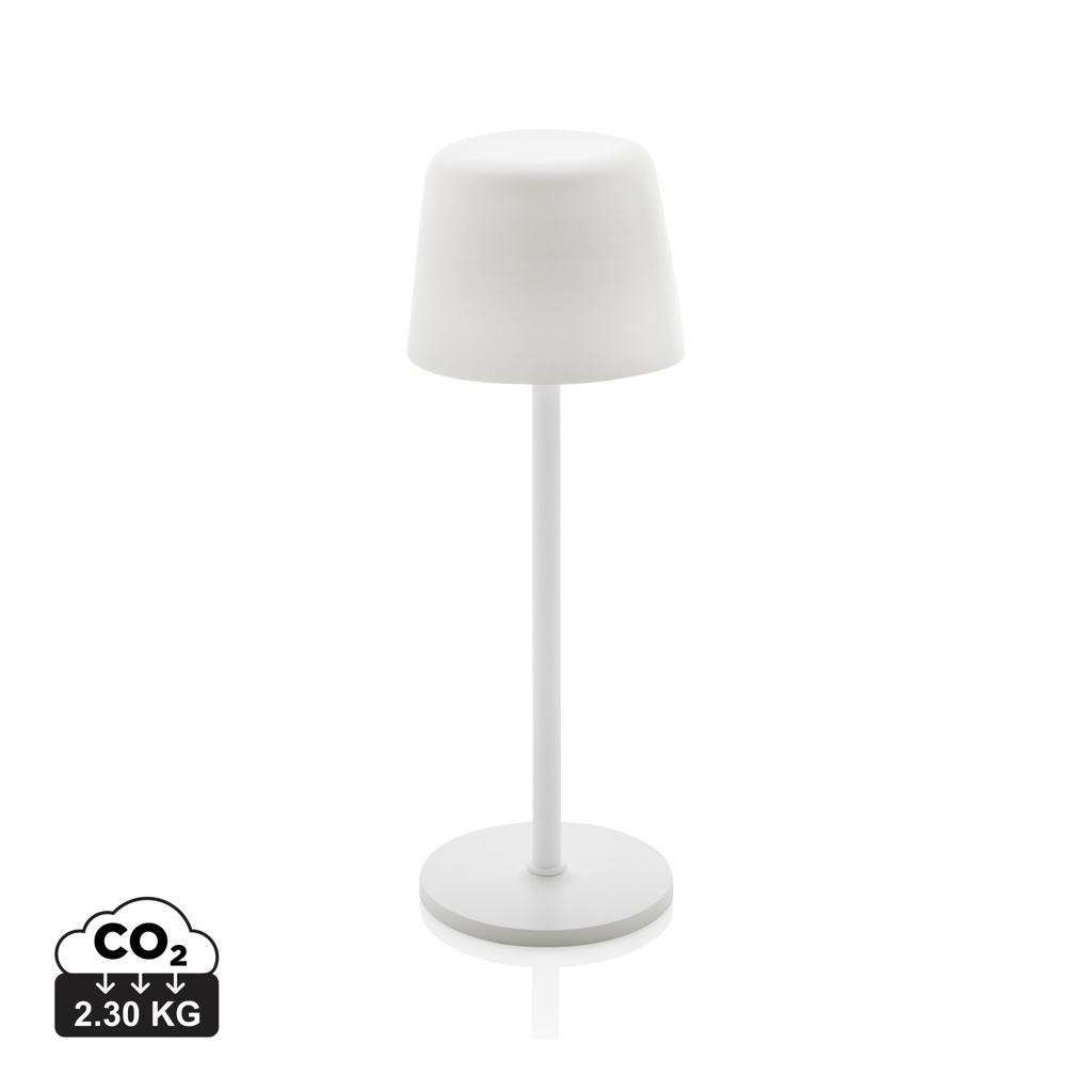 Zenic RCS recycled plastic USB re-chargable table lamp transparent