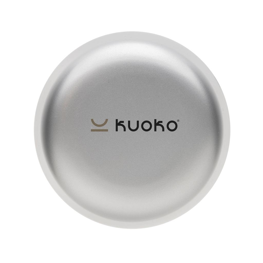 Zenic RCS recycled plastic USB re-chargable table lamp silver