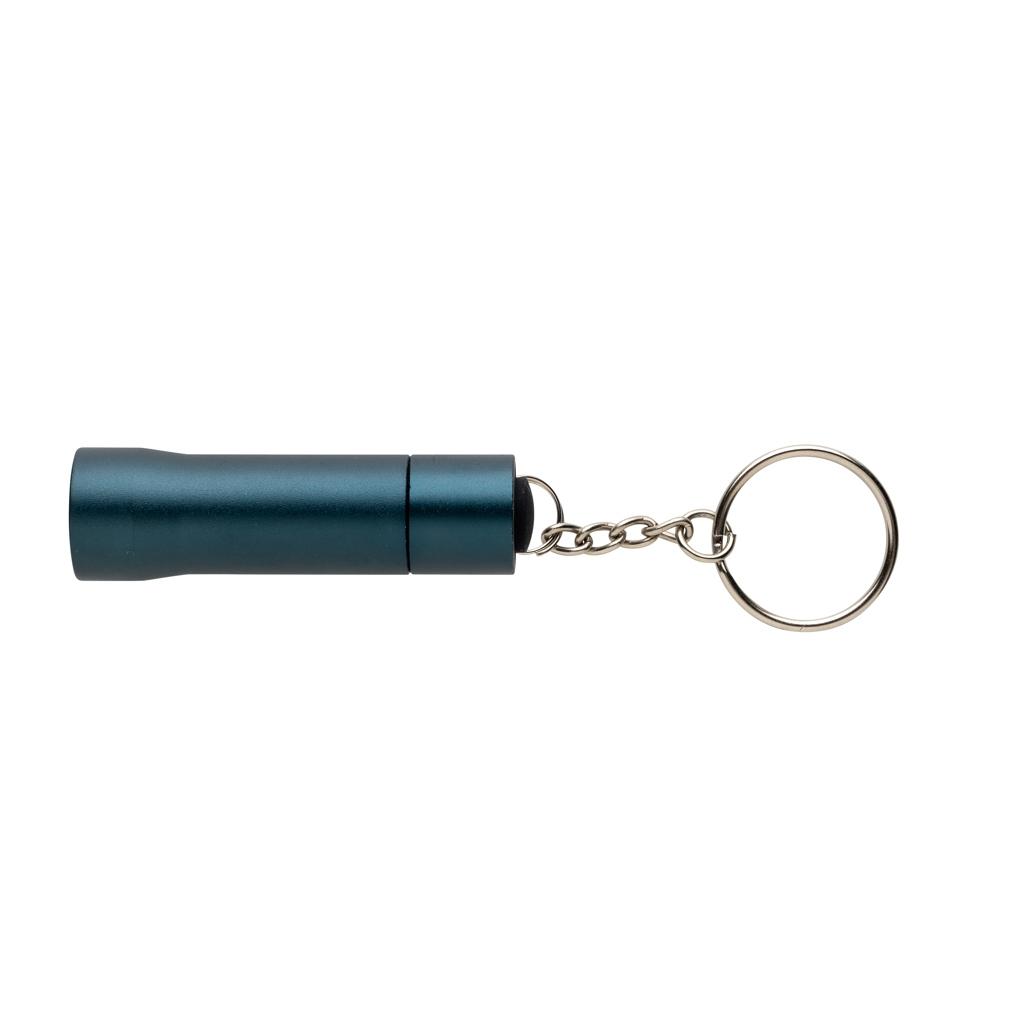 Flash RCS recycled aluminium keychain torch blue