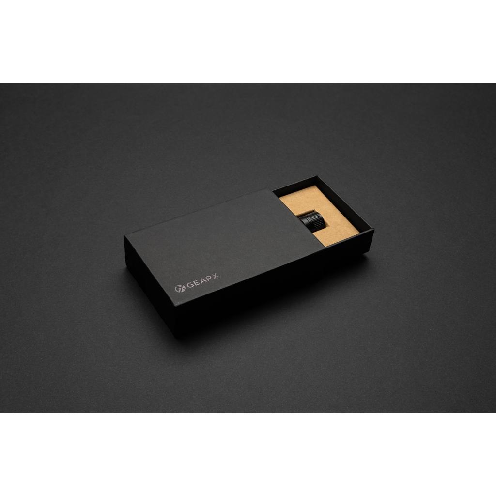 Gear X rechargeable ultra bright keychain torch heather anthracite