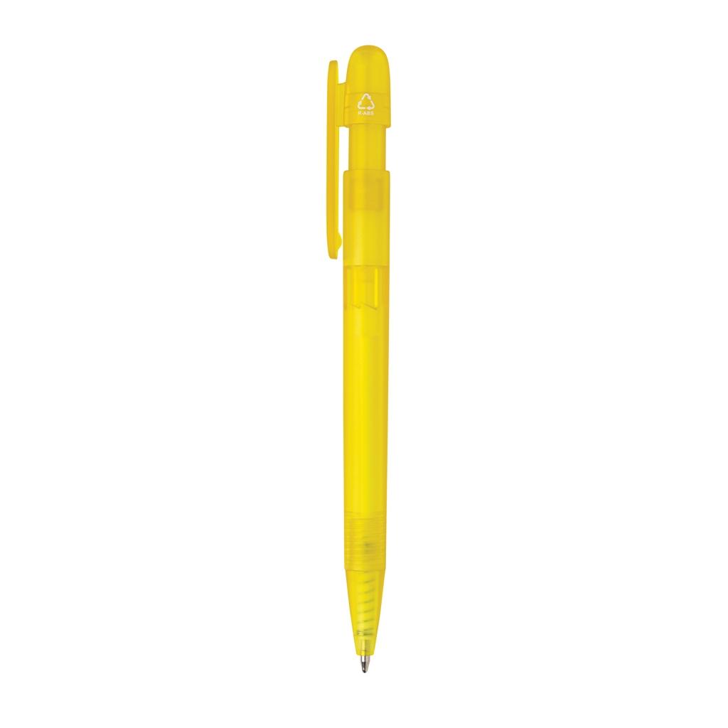 Devin GRS certified RABS pen transparent yellow