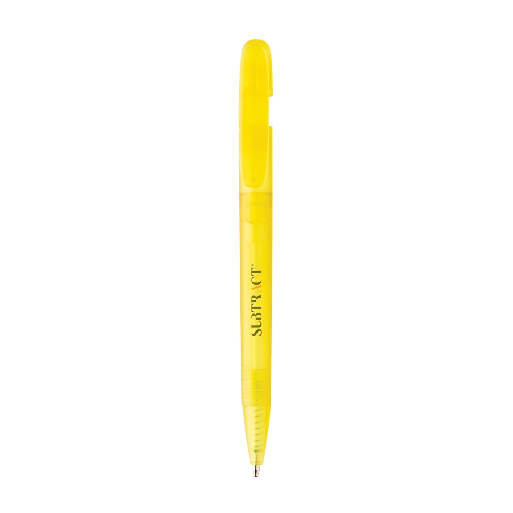 Devin GRS certified RABS pen transparent yellow