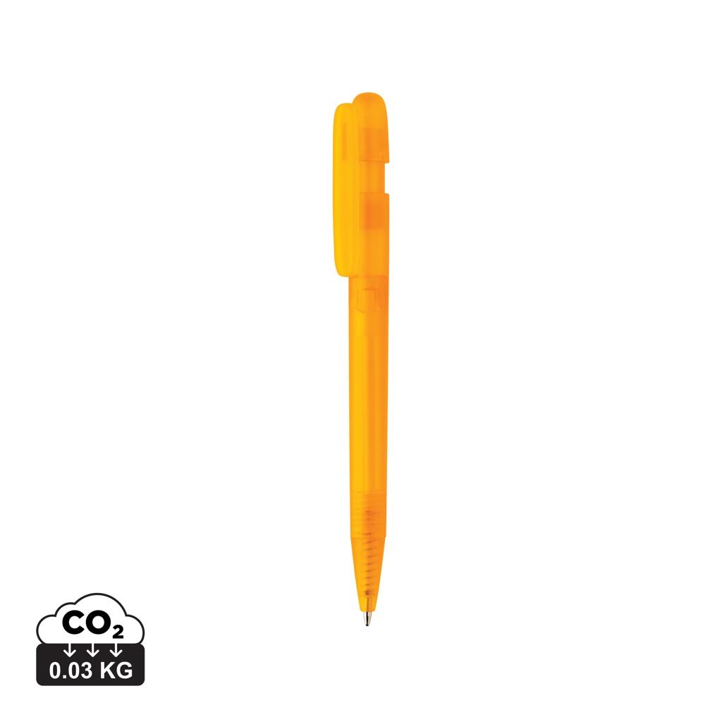 Devin GRS certified RABS pen transparent orange
