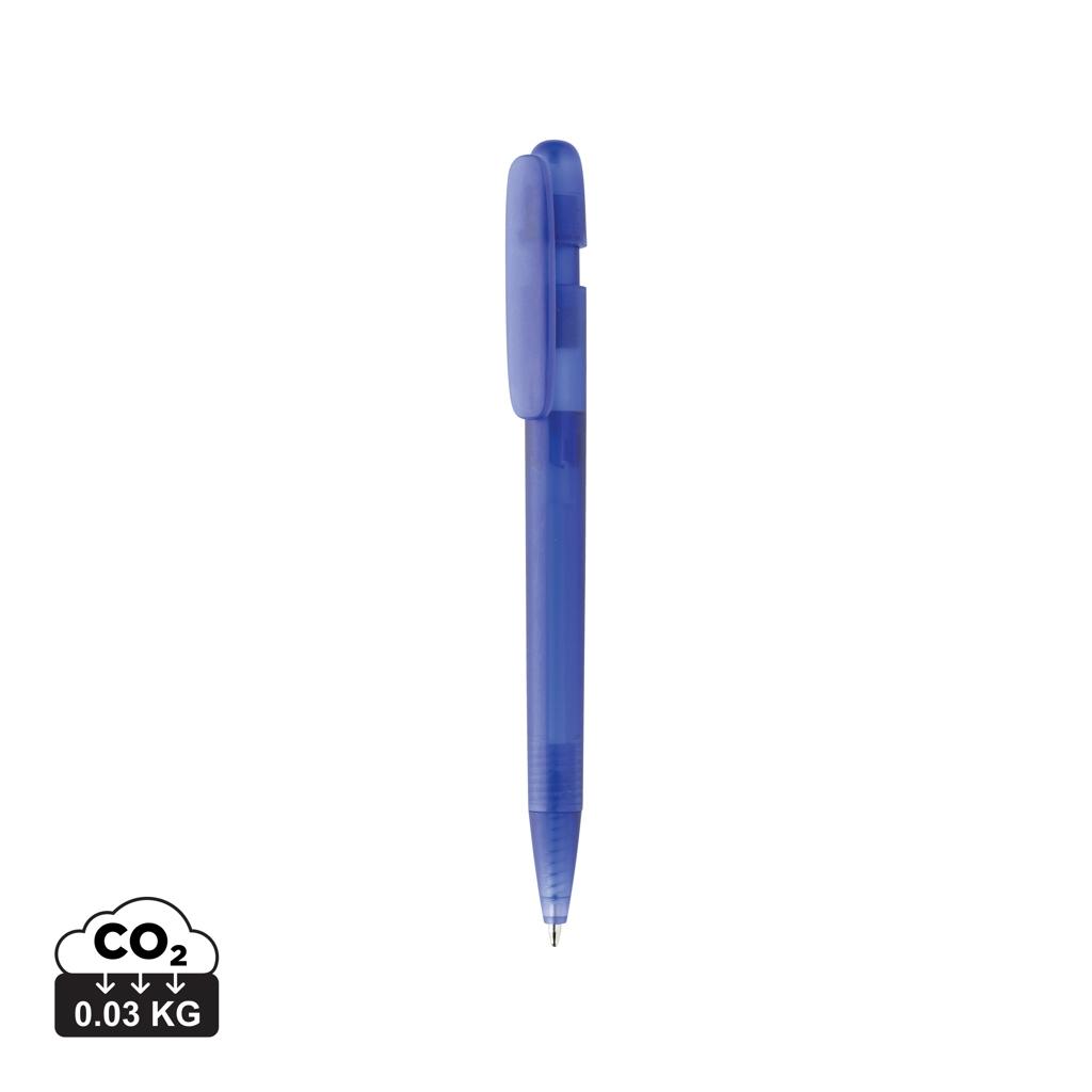 Devin GRS certified RABS pen transparent blue