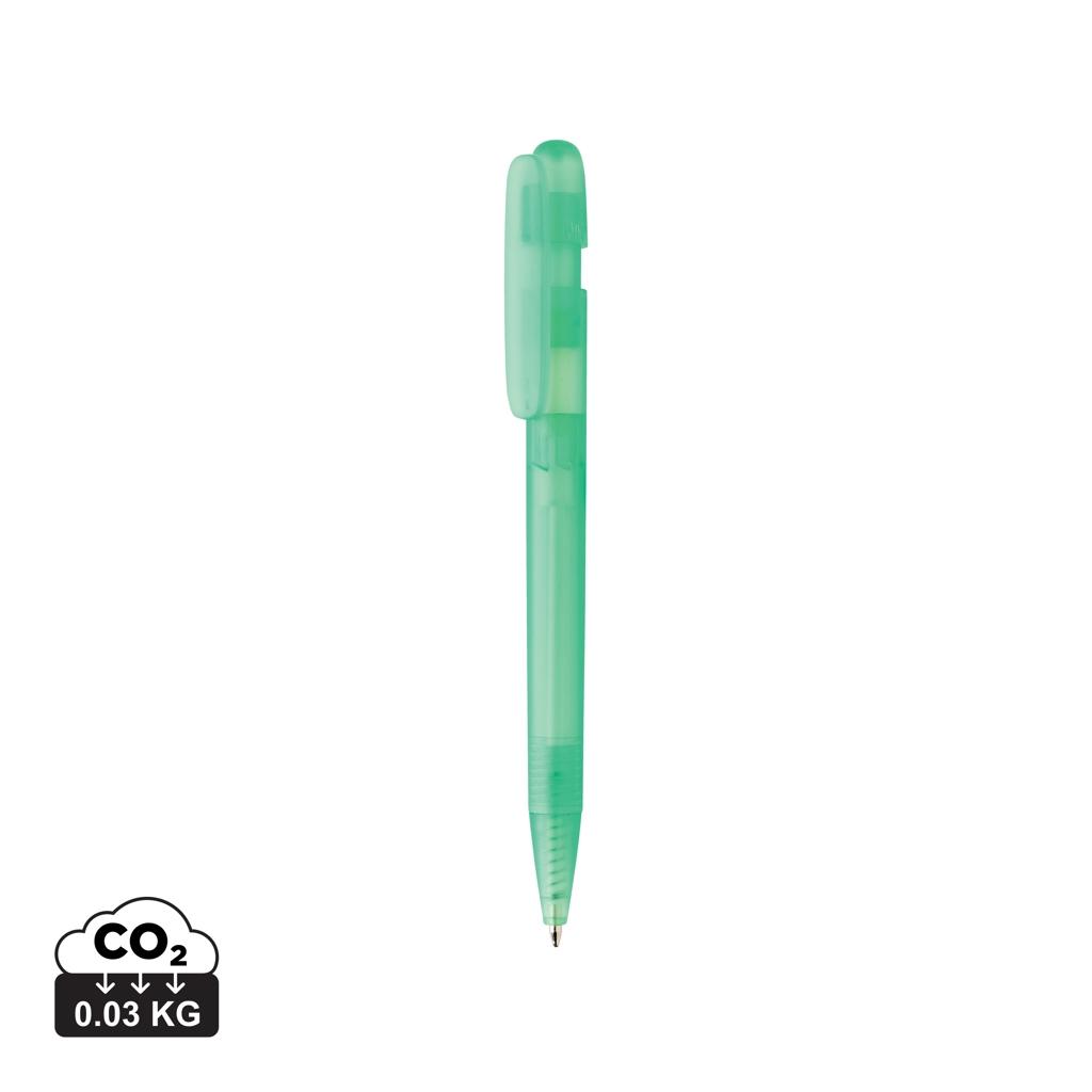 Devin GRS certified RABS pen transparent green
