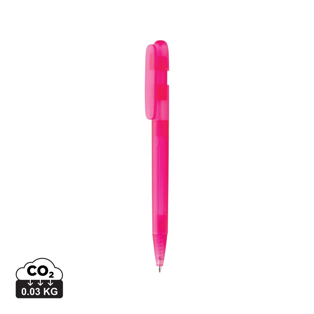 Devin GRS certified RABS pen transparent pink
