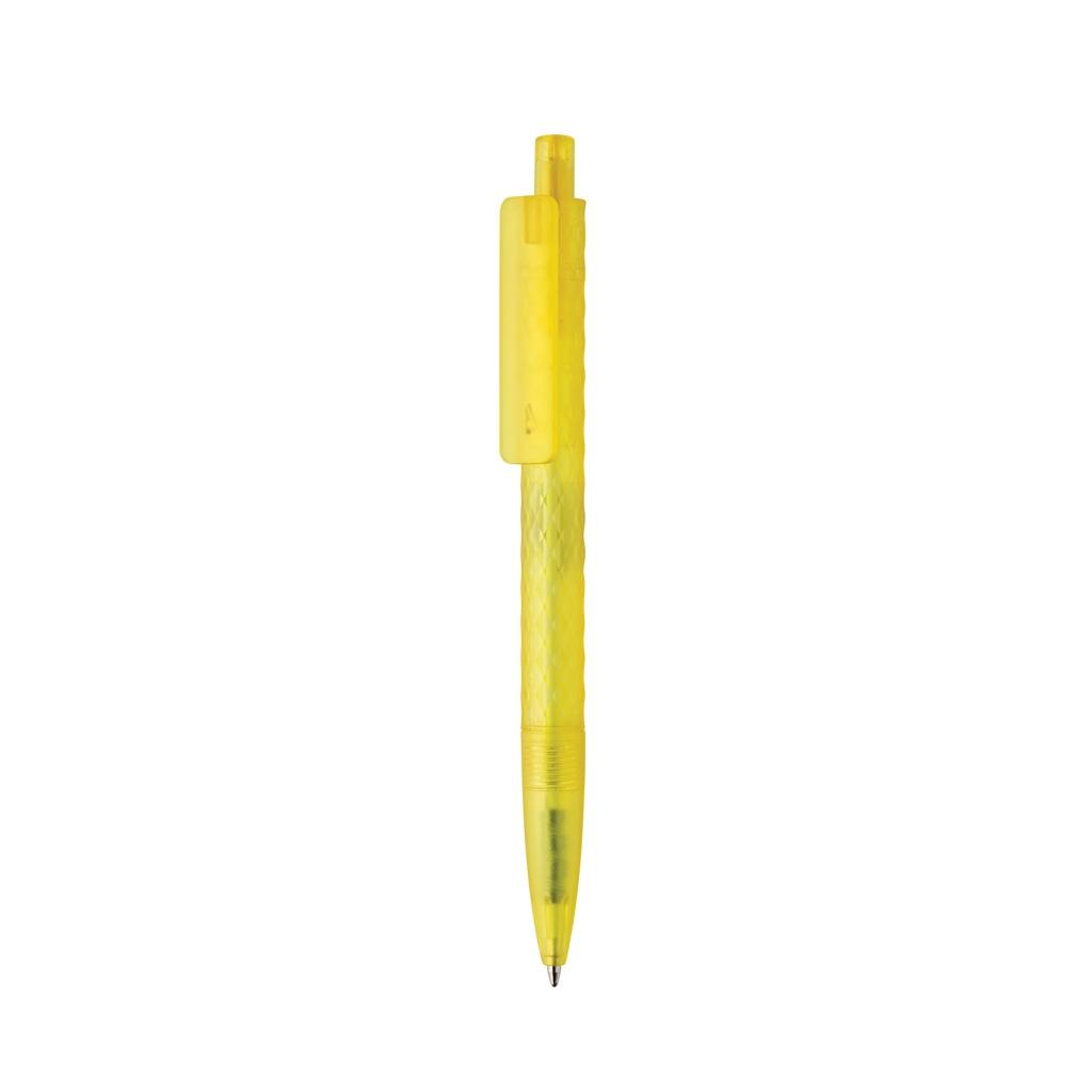 X3 GRS recycled PC plastic pen frosted yellow