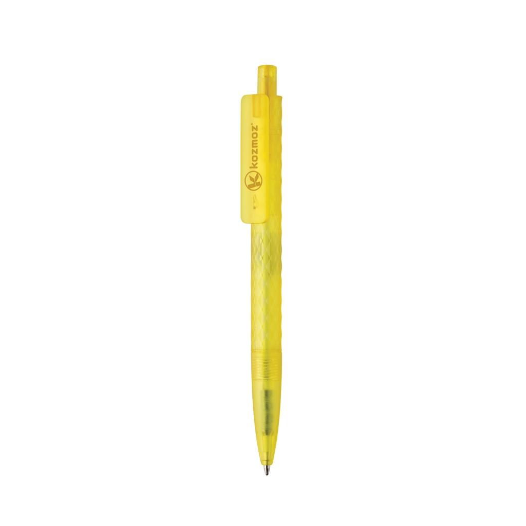 X3 GRS recycled PC plastic pen frosted yellow