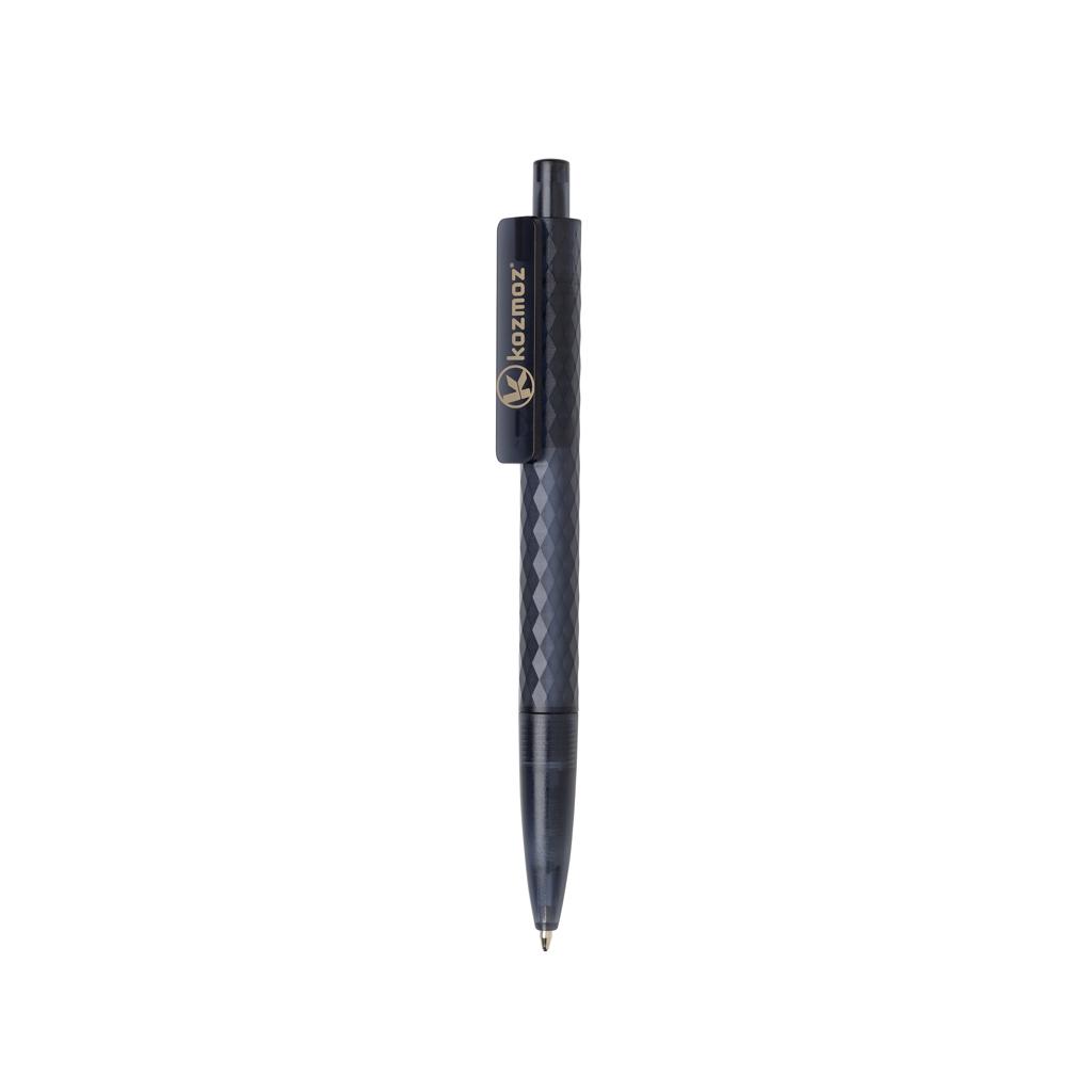 X3 GRS recycled PC plastic pen frosted navy