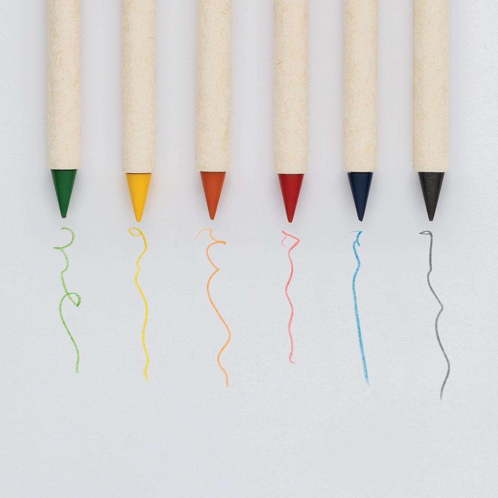 Micki GRS infinity 6pc colouring pencil set transparent