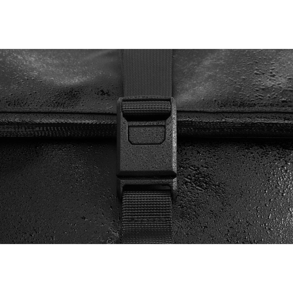 Urban Water Resistant Flap-top Backpack black