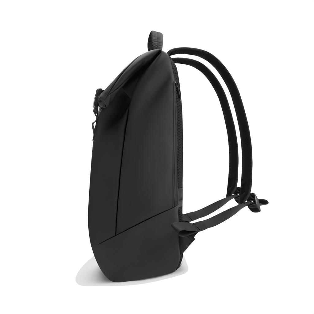 Urban Water Resistant Flap-top Backpack black