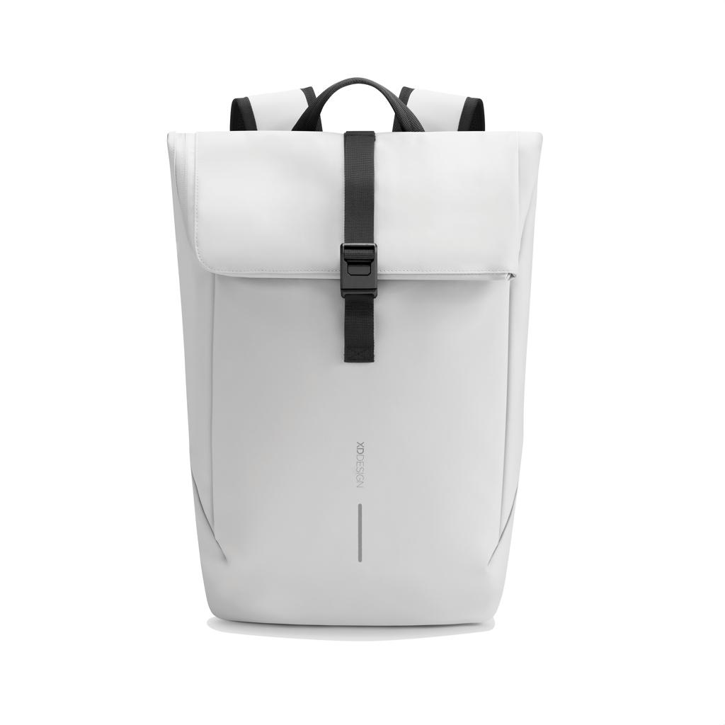 Urban Water Resistant Flap-top Backpack off white