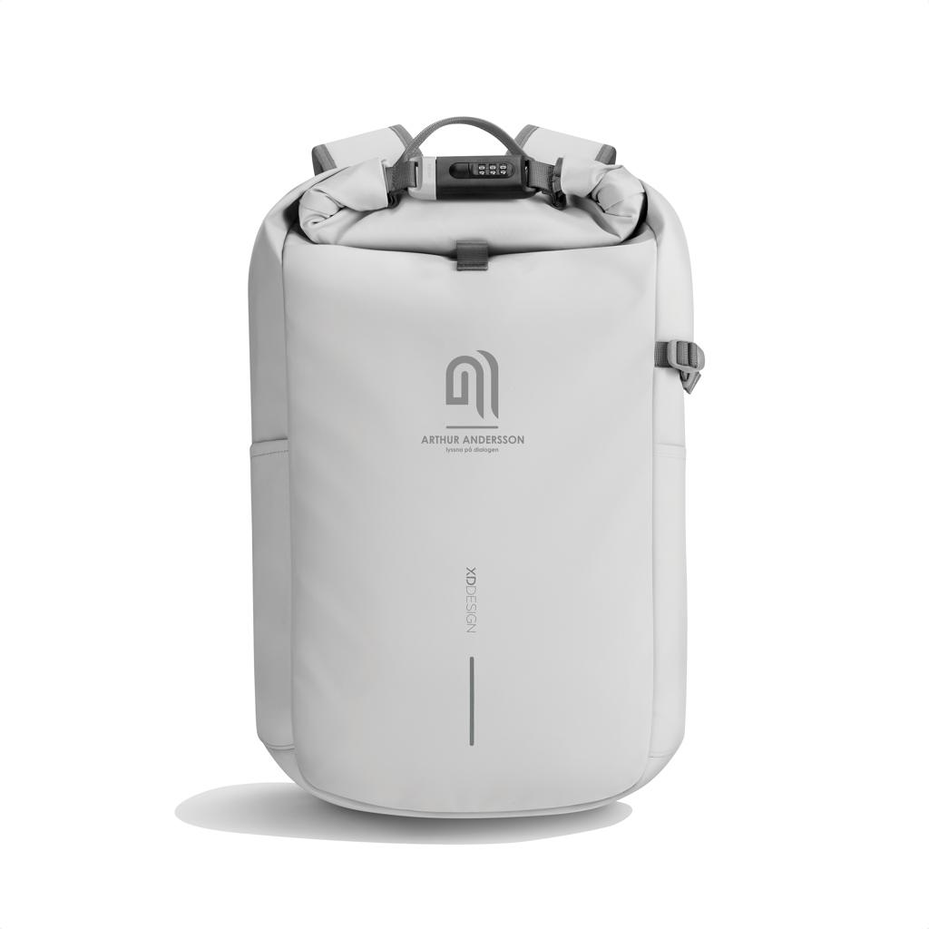 Urban Water Resistant Anti-theft Backpack off white