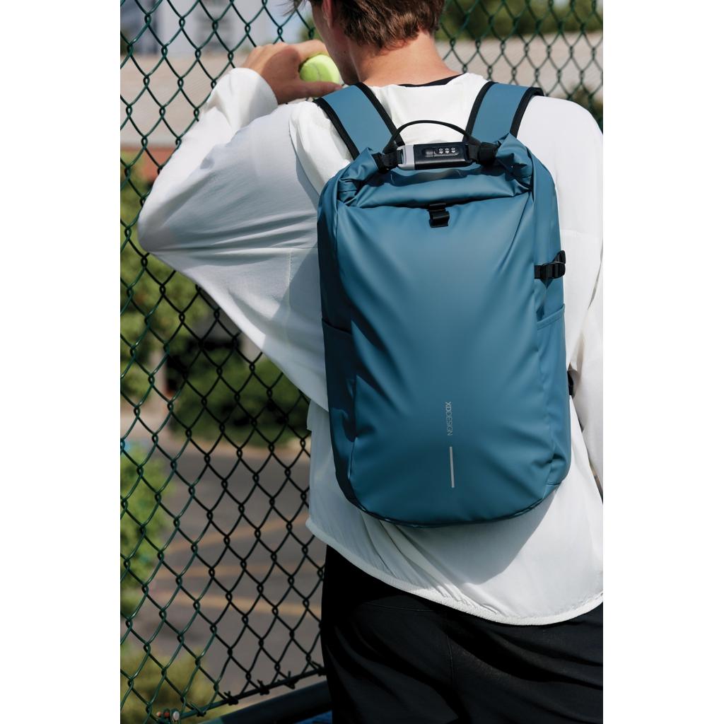 Urban Water Resistant Anti-theft Backpack blue