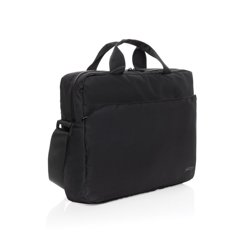 Swiss Peak Aware™ RPET Essential 15.6 inch laptop bag black