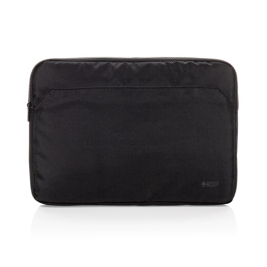 Swiss Peak Aware™ RPET Essential 15.6 inch laptop sleeve black