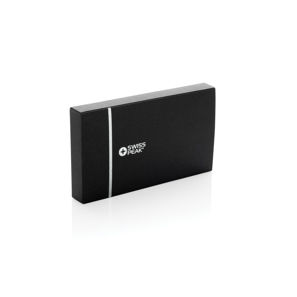 SP Tula RCS certified recycled PU key holder and pen set black