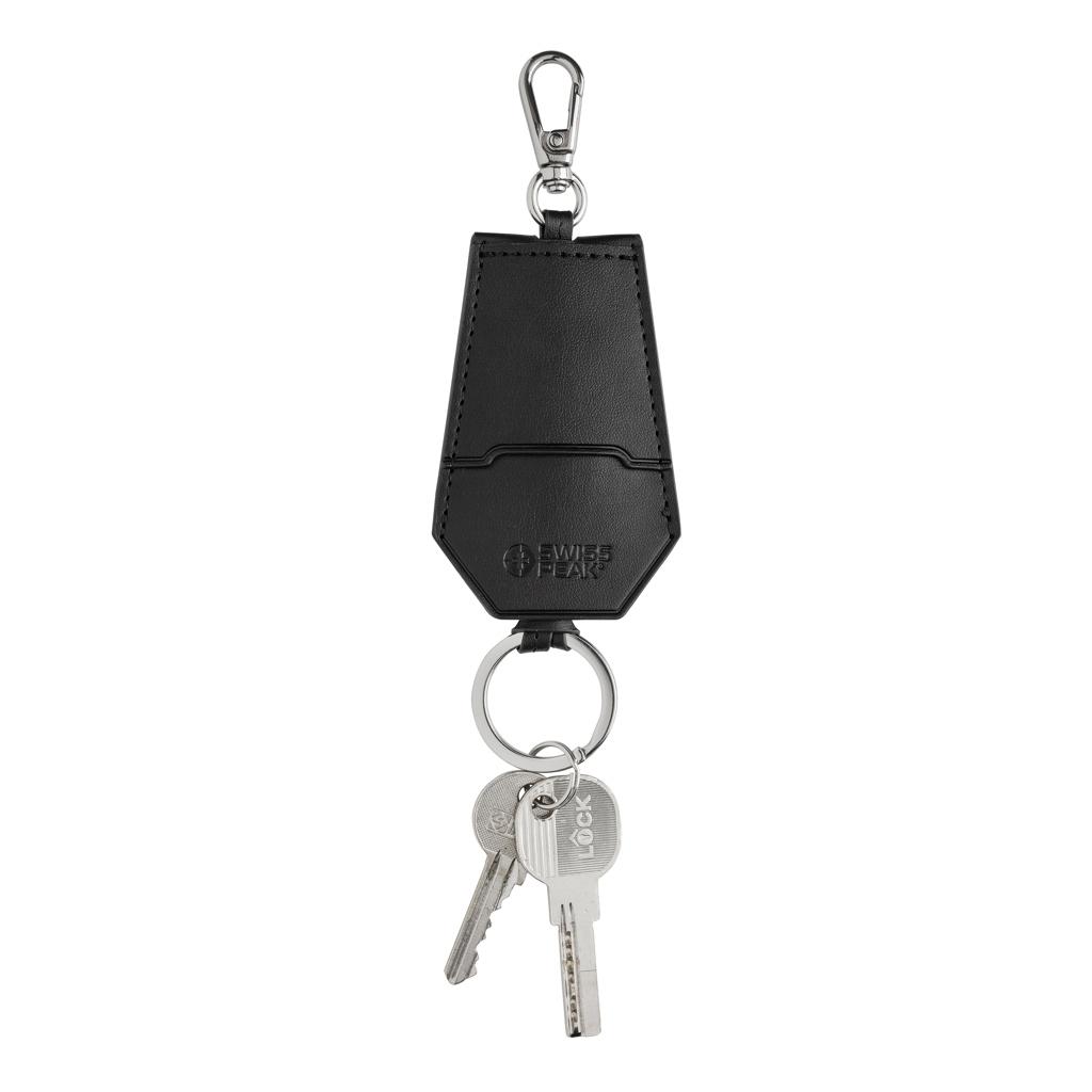 SP Tula RCS certified recycled PU key holder and pen set black