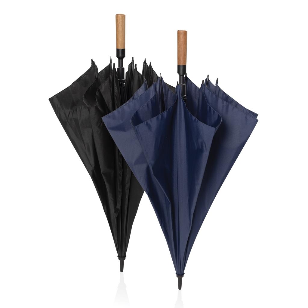 Tony  Aware™ RPET 30 inch acacia auto open umbrella black