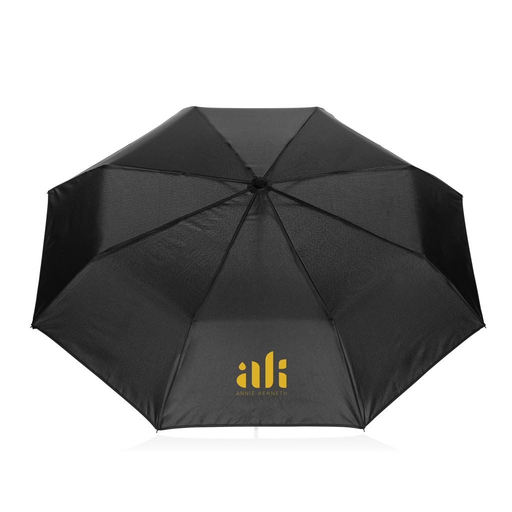 Swiss Peak Vito Aware™ RPET 21 inch auto open/close umbrella black