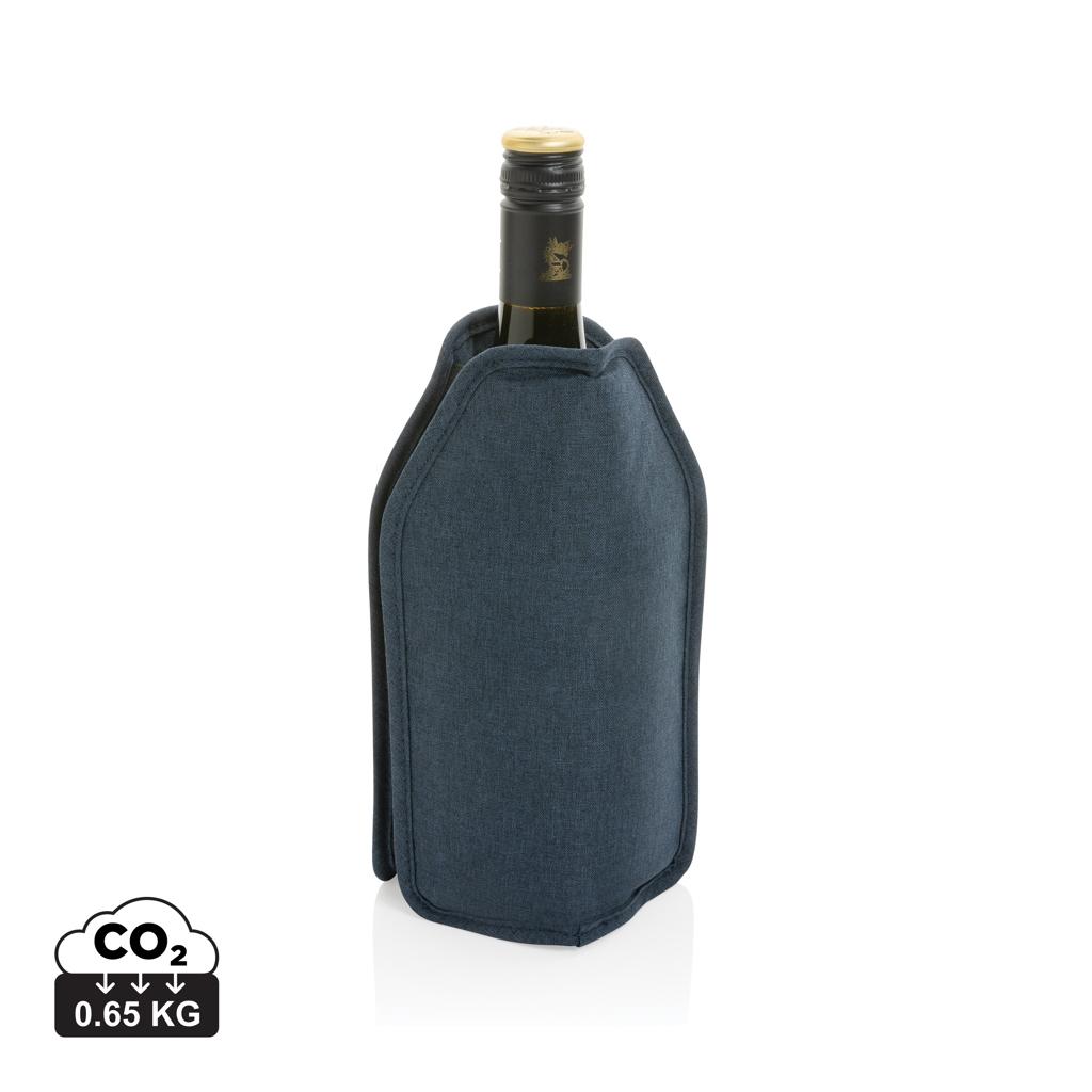 Vino AWARE™ RPET wine cooler sleeve navy