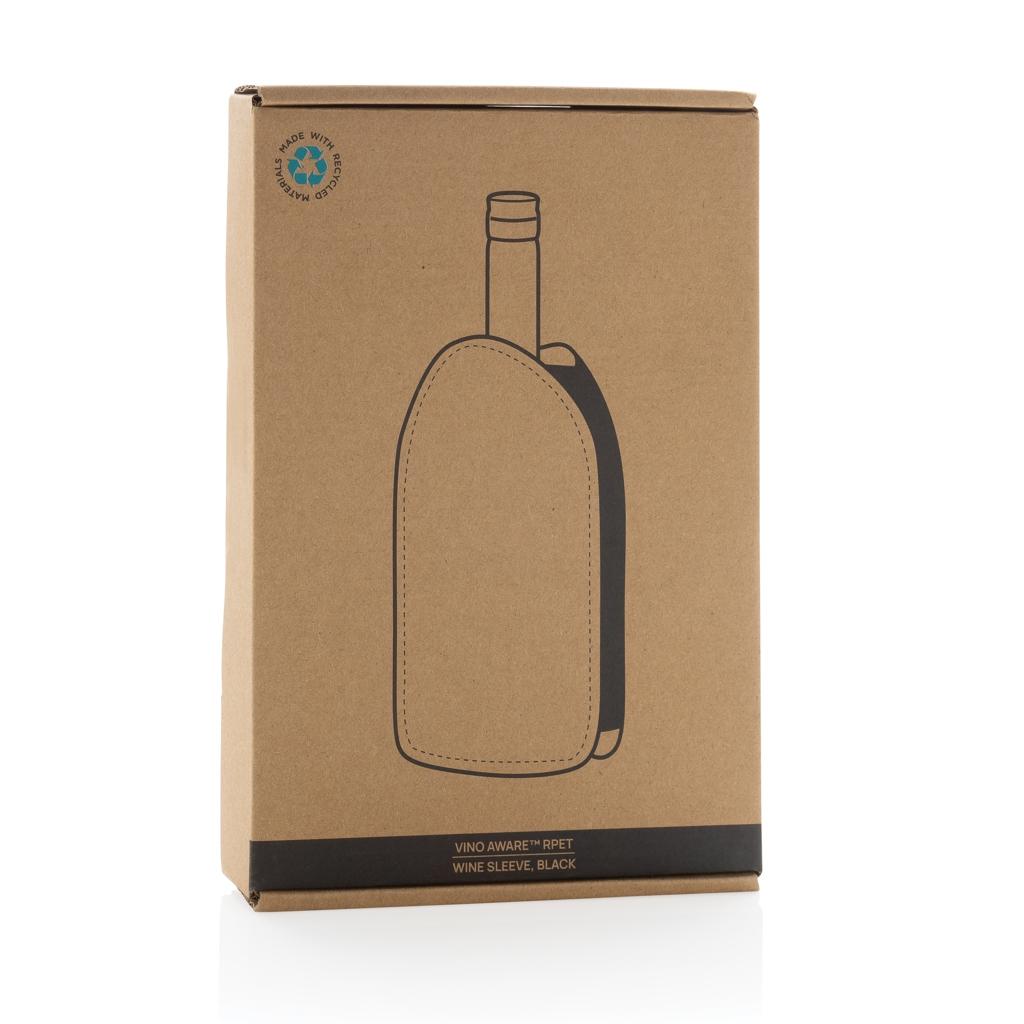 Vino AWARE™ RPET wine cooler sleeve black
