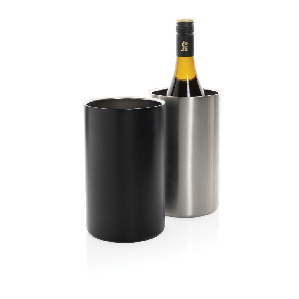 Vino RCS certified recycled stainless steel wine bucket silver