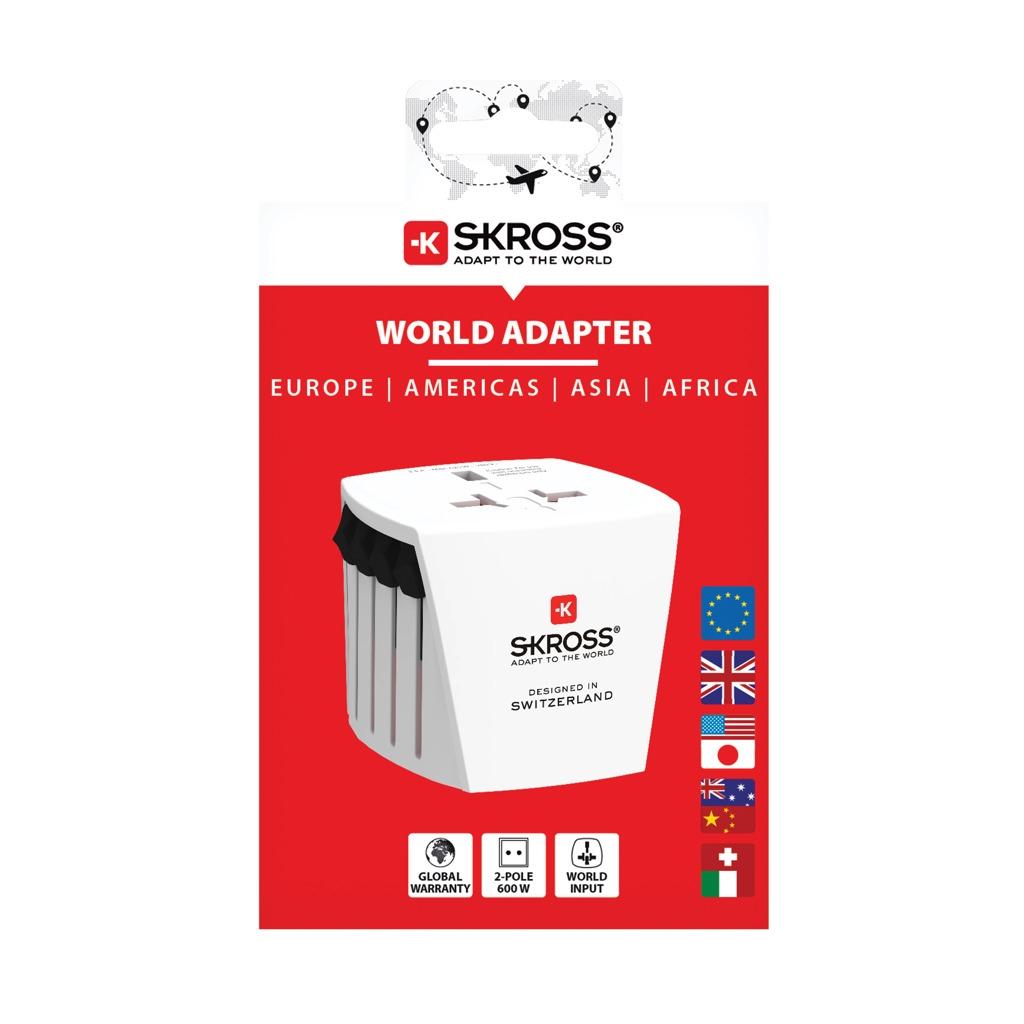 SKROSS World Travel Adapter MUV Micro transparent