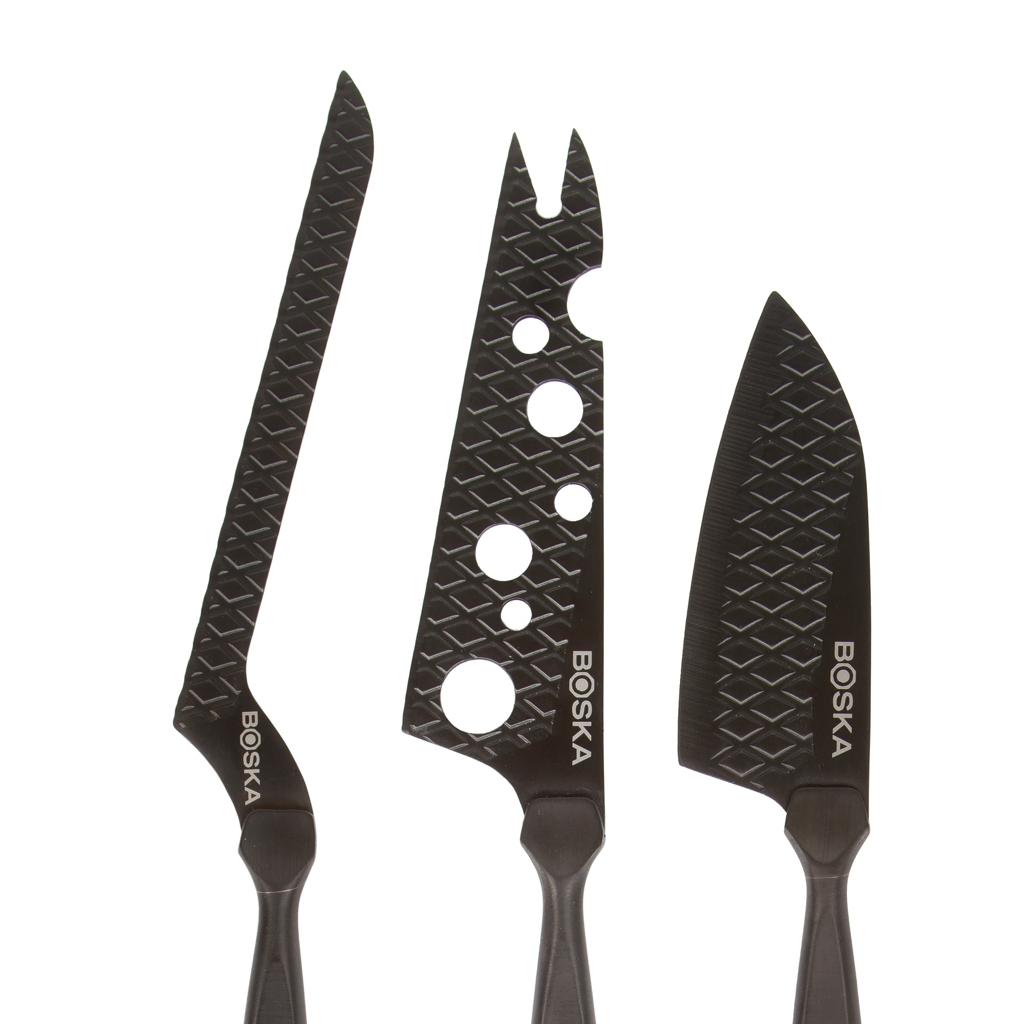 BOSKA Cheese Knife Set Monaco+ Black black