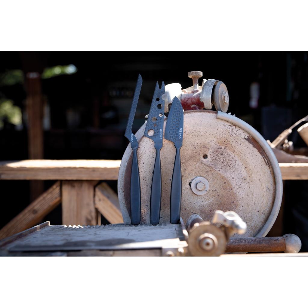 BOSKA Cheese Knife Set Monaco+ Black black