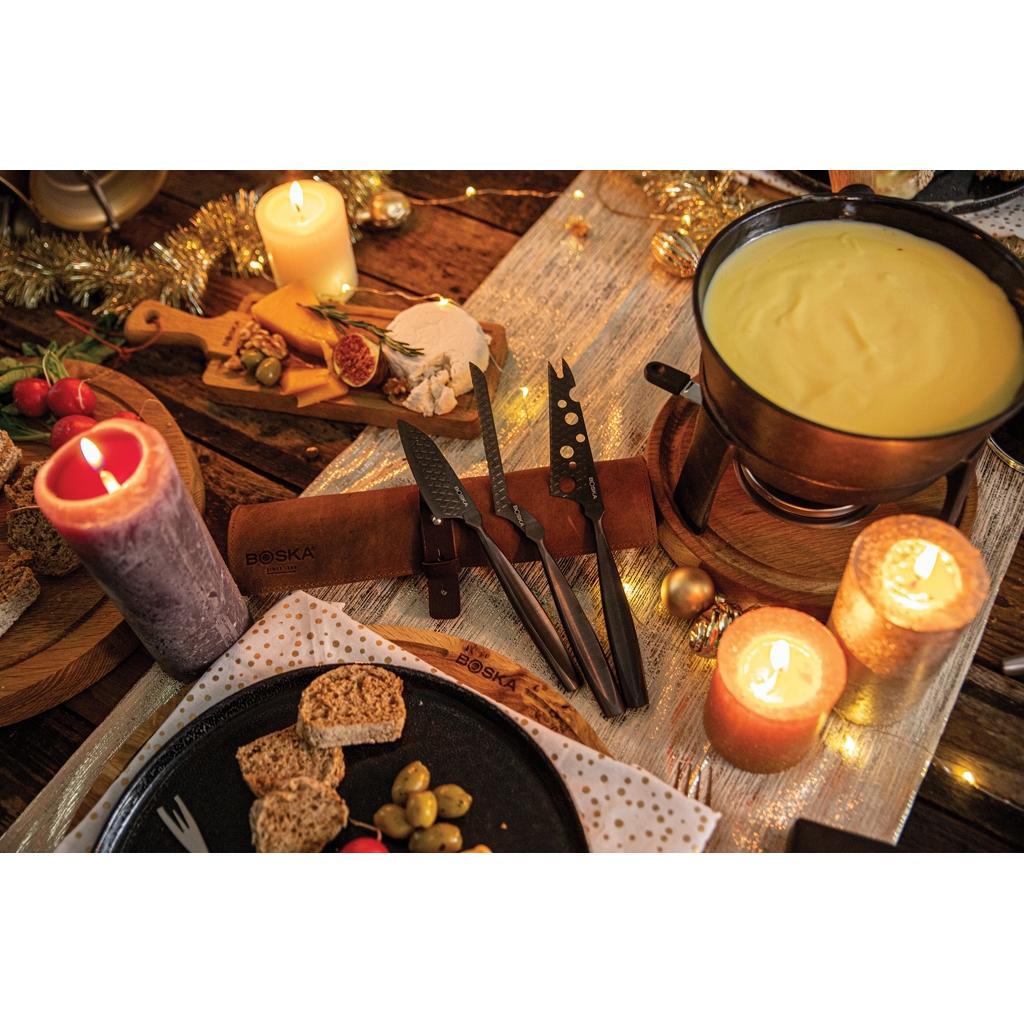 BOSKA Cheese Knife Set Monaco+ Black black